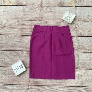 J. Crew Pencil Skirt | Pink Skirt